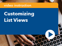 Customizing List Views